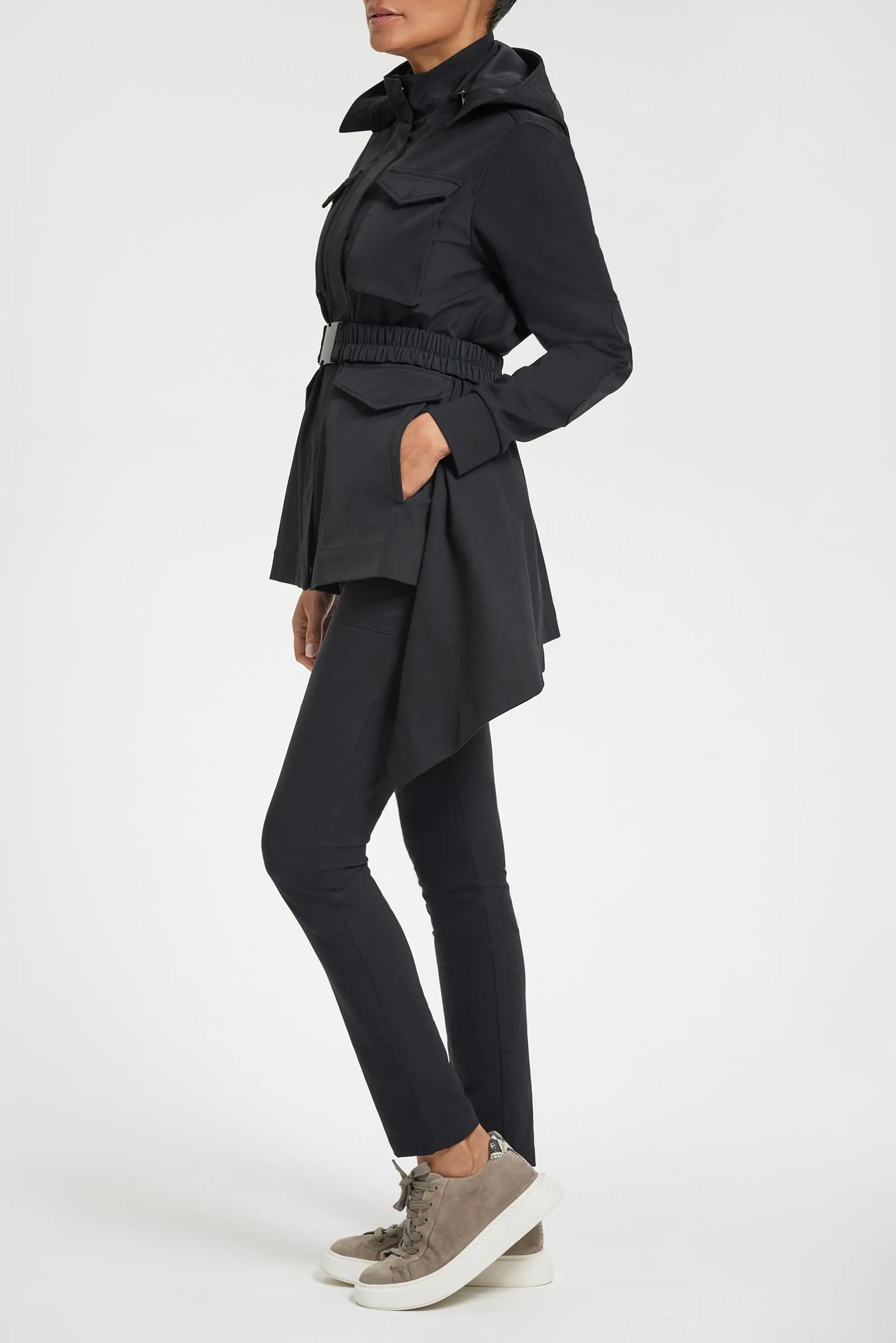 Nariah Modern Rain Jacket Black