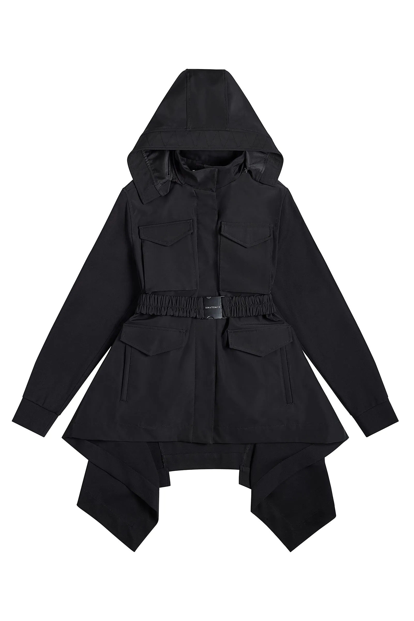 Nariah Modern Rain Jacket Black