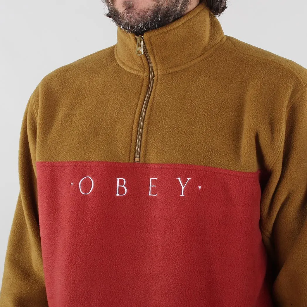 OBEY Channel Mock Neck Sweatshirt