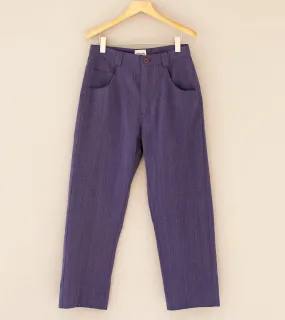 Oshin 'The Eldorado Pant' (Purple Cotton Denim)