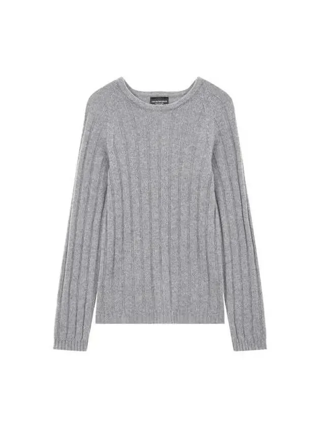 Overseas Station Season Big Chance 8 18 Women s Cashmere Ribbed Raglan Knit Dark Gray 271740