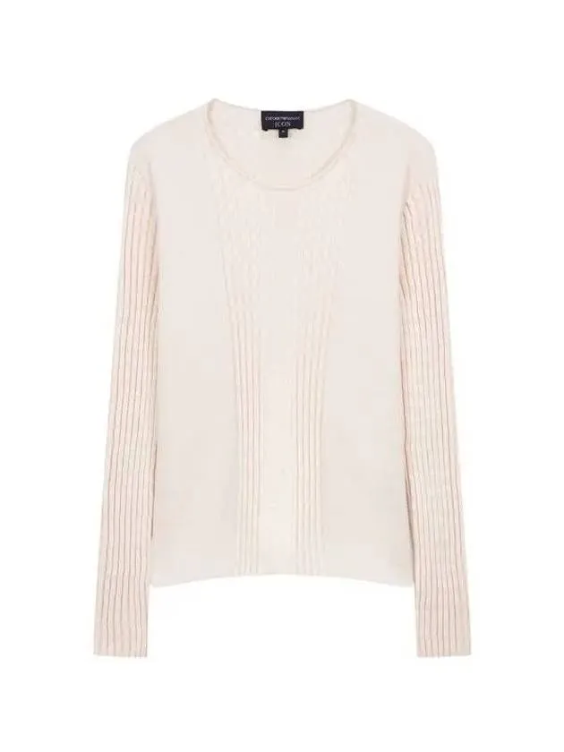 Overseas station season big chance 8 18 women s ribbed tissue point knit light beige 271522