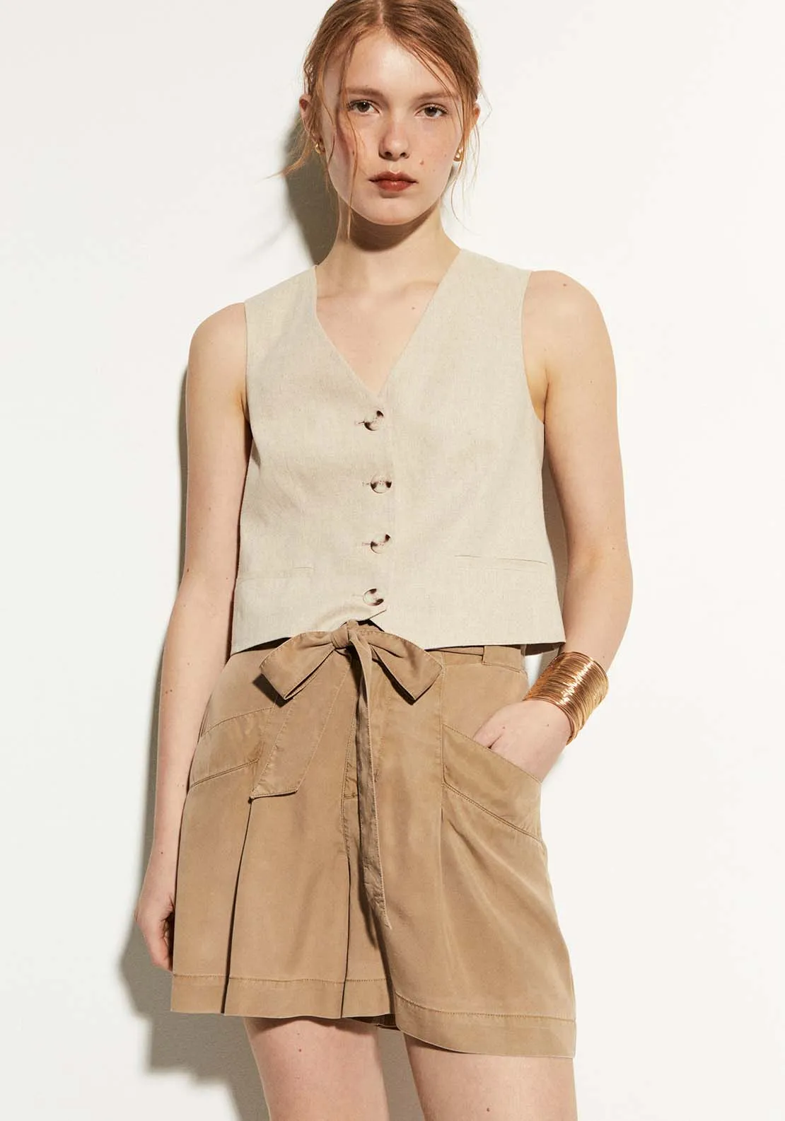 Paper Bag Bermuda Shorts