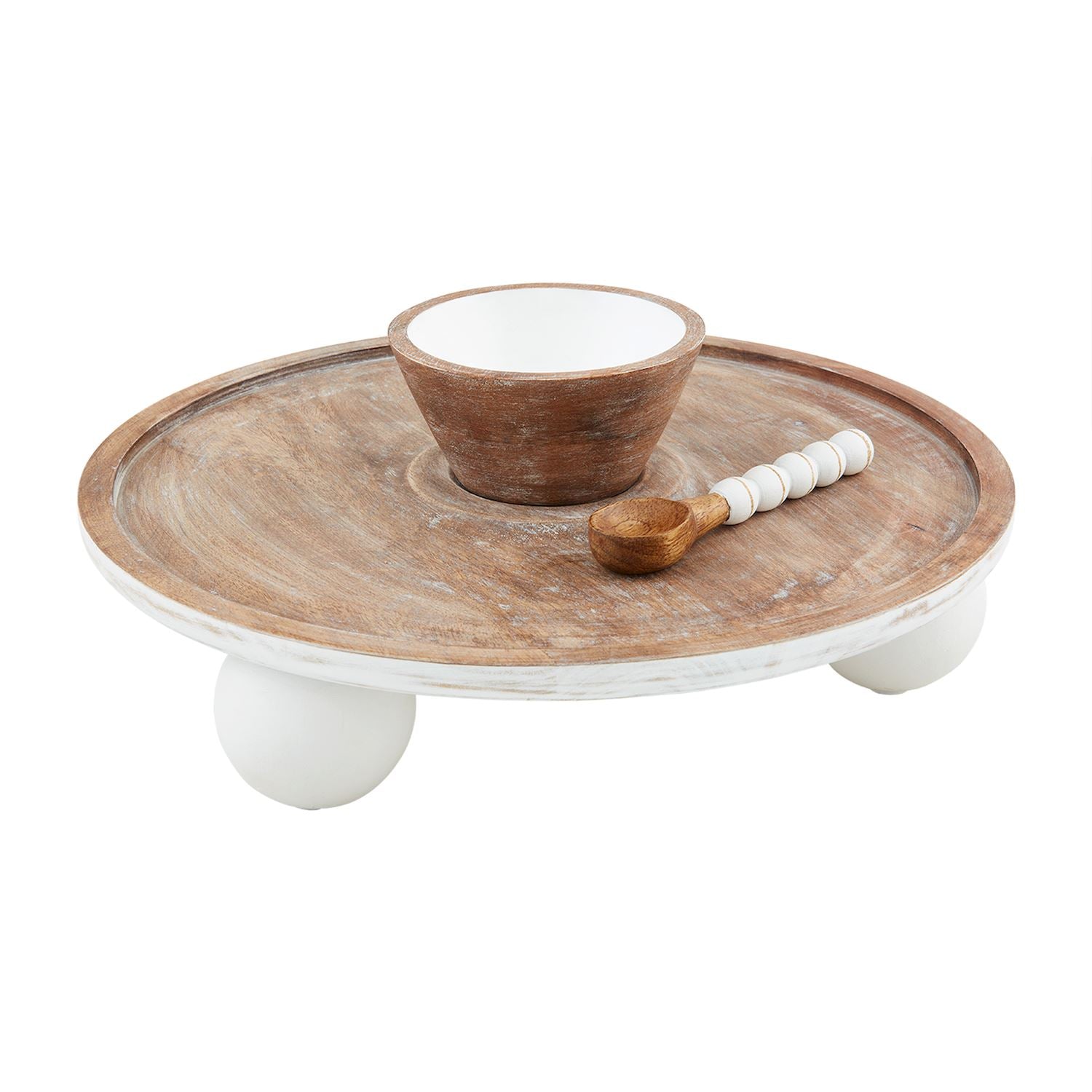 Pedestal Chip and Dip Platter