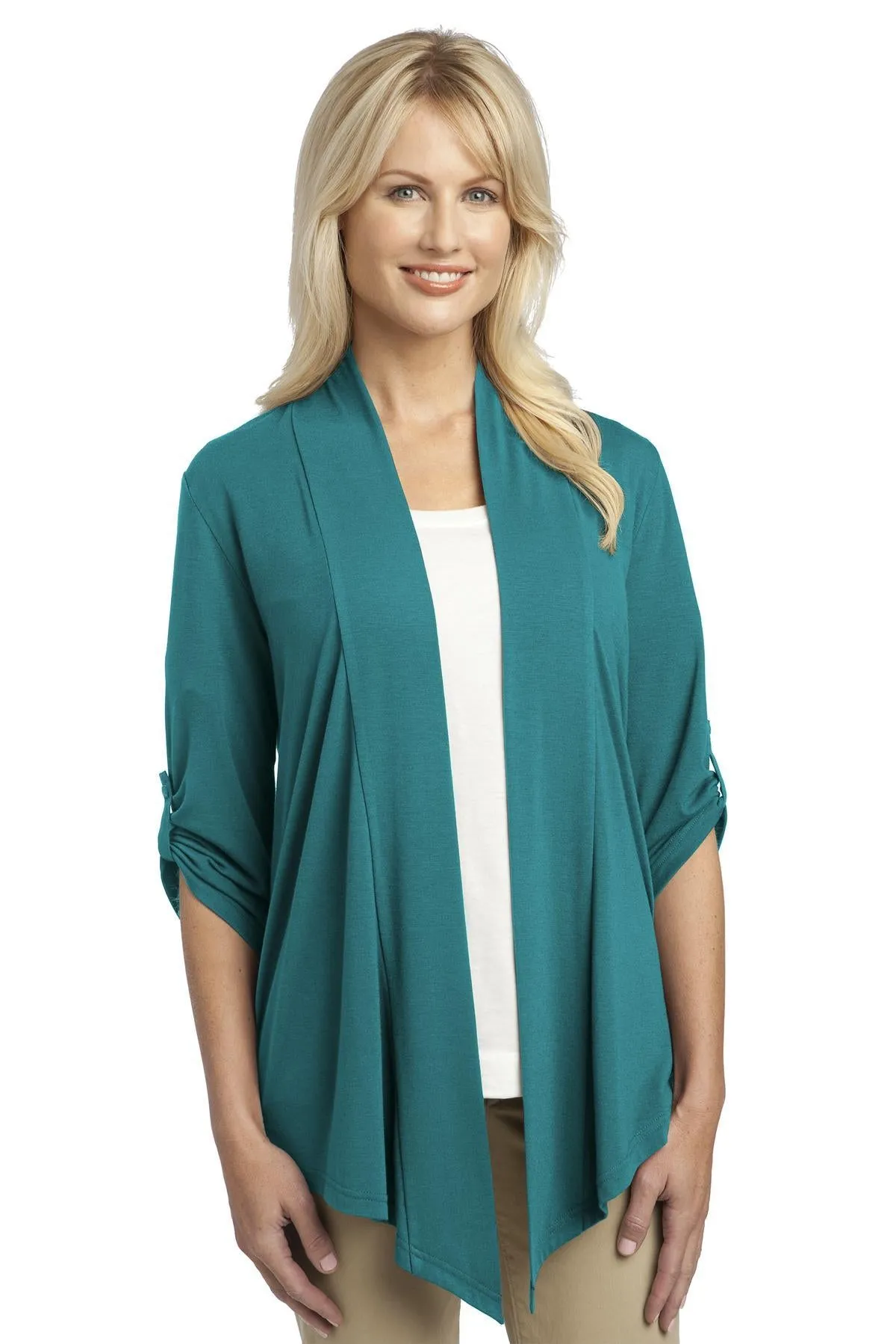 Port Authority Ladies Concept Shrug L543 Teal Green