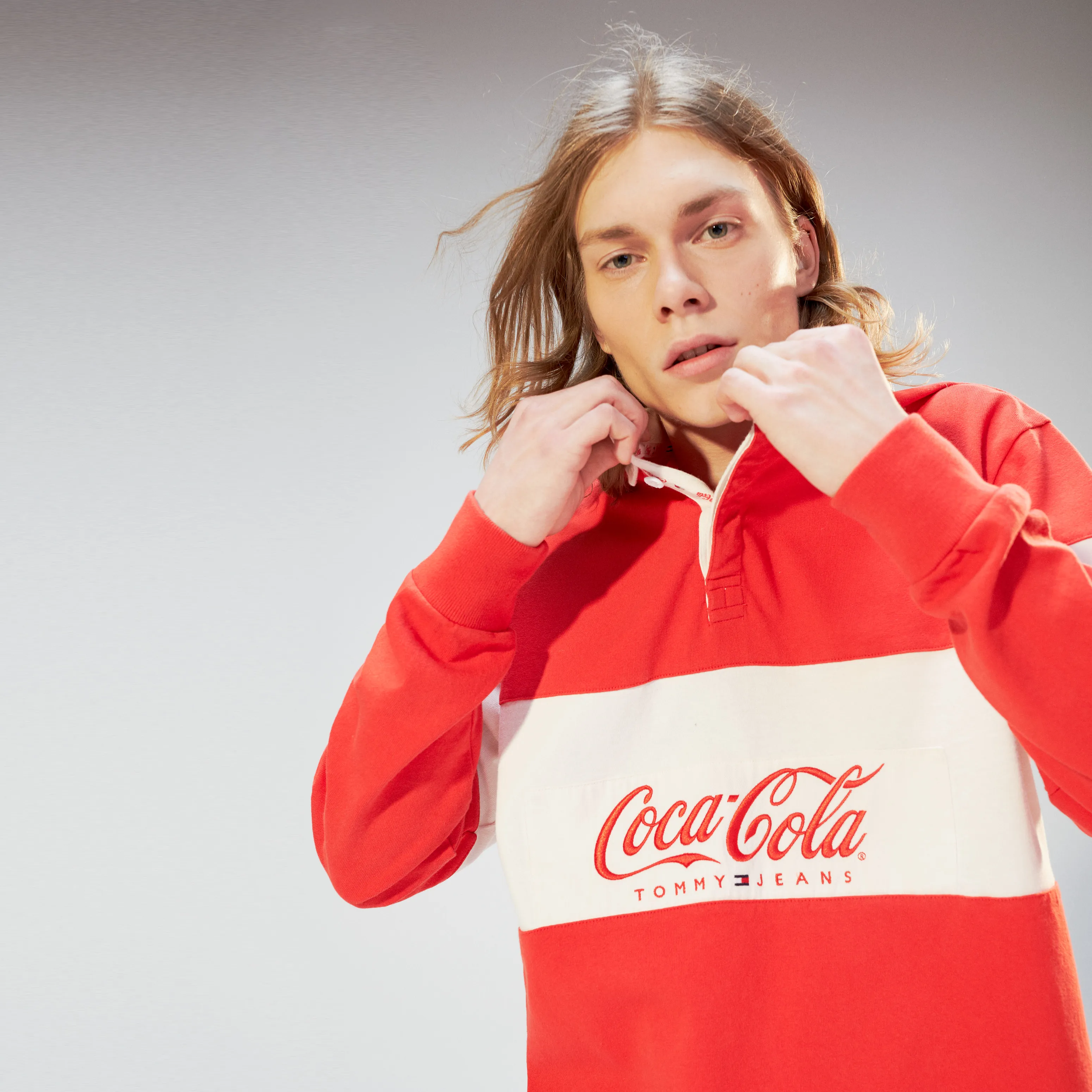 Pure Cotton Coca-cola Rugby Shirt | Hoodies | Tommy Hilfiger