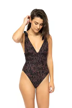 Rusty USA Break Reversible One Piece Deep Tiger