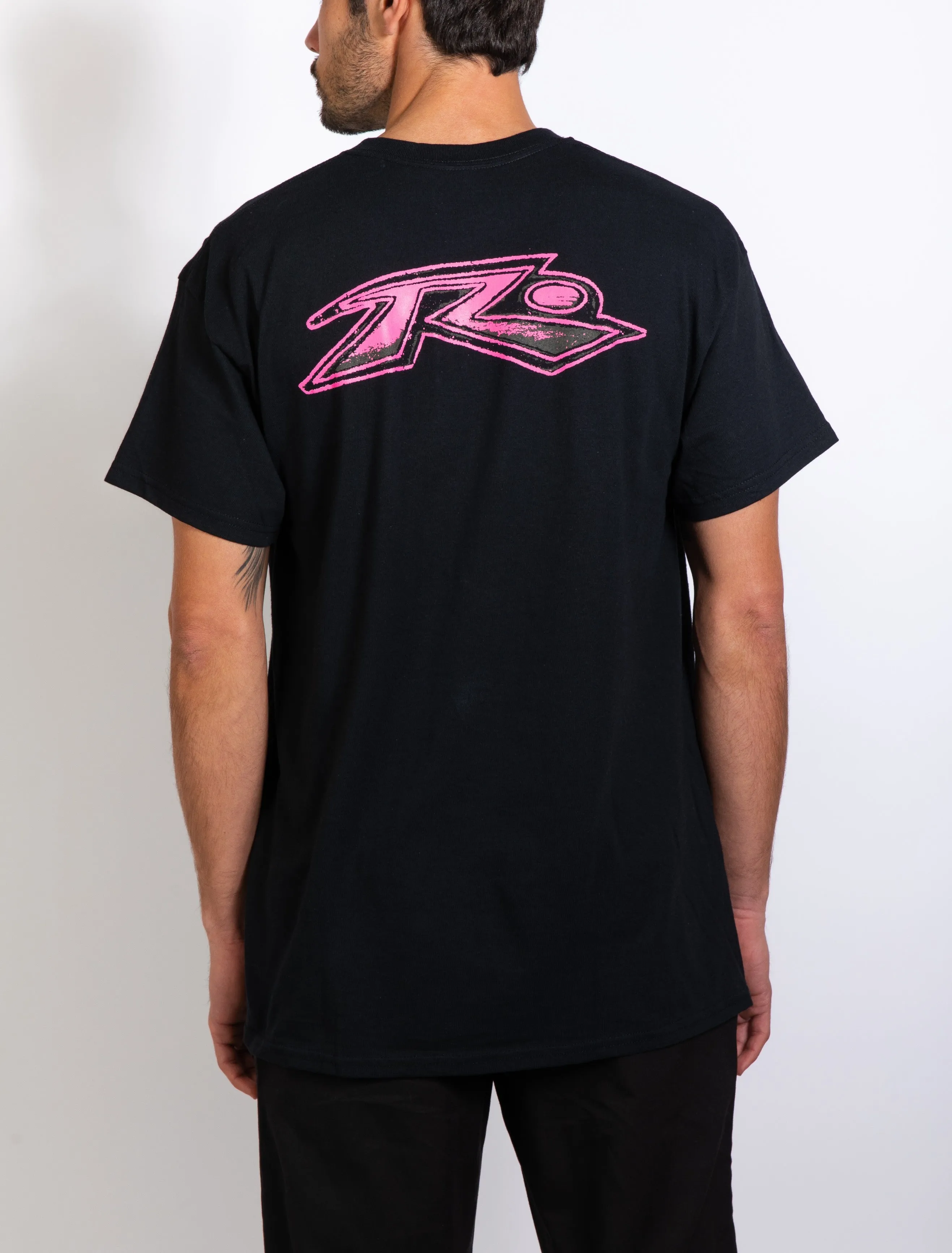 Rusty USA Gradient Graff Ss Tee BLACK