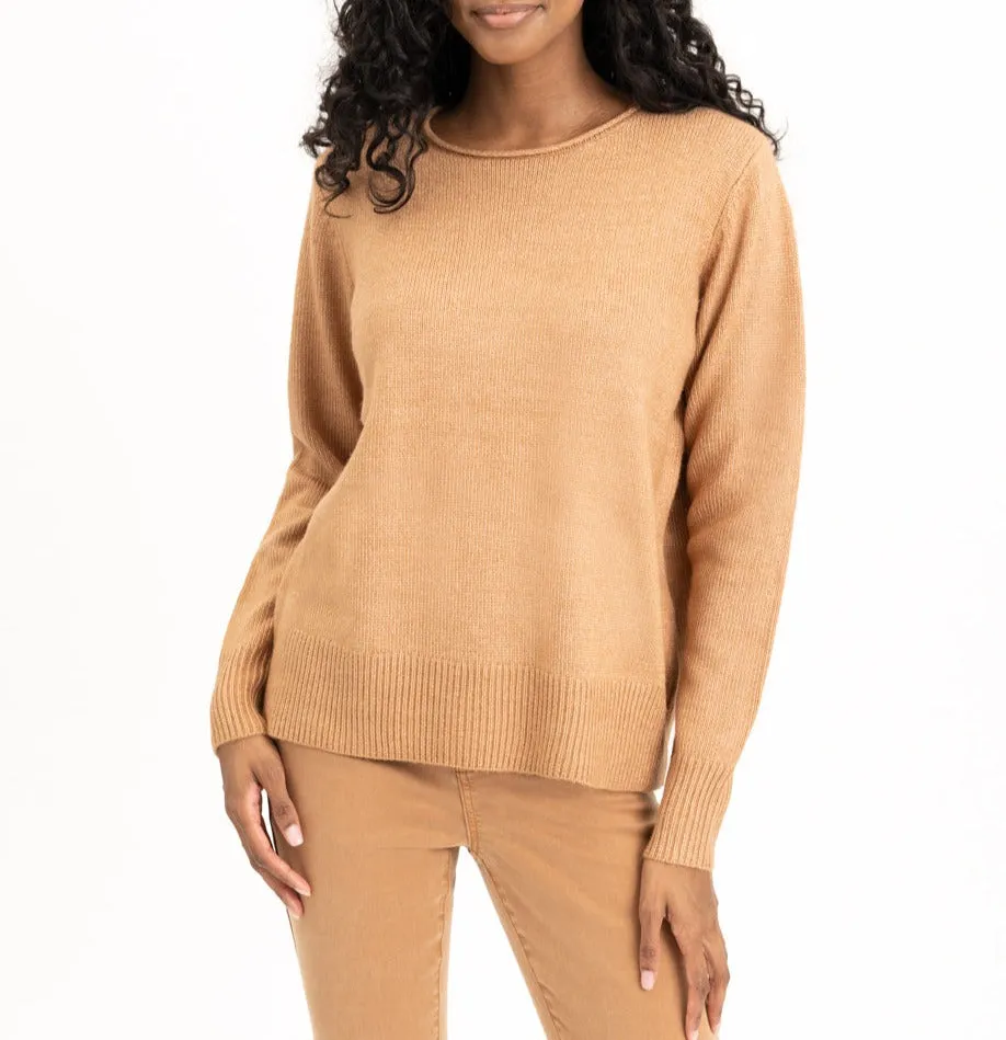 Scoop neck sweater