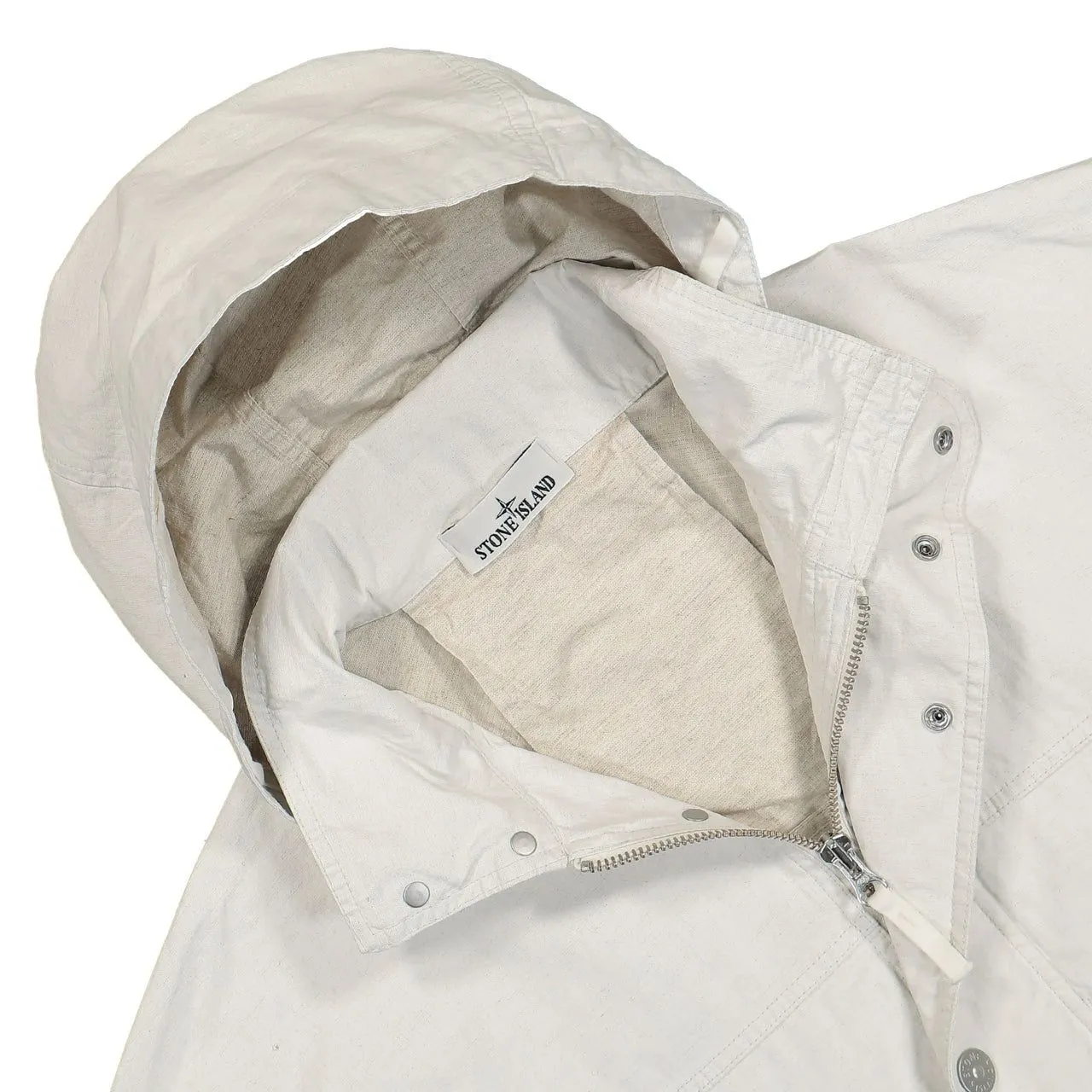 STONE ISLAND 2024 Men's White Jacket for a Sleek and Stylish Look