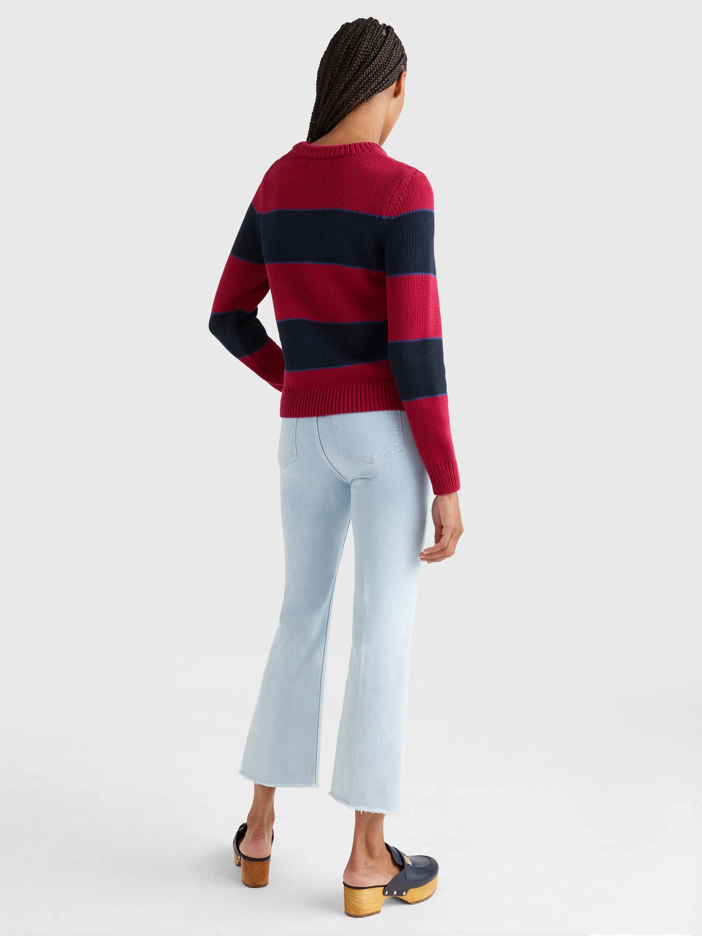 Stripe Button Closure Jumper | Sweatshirts & Hoodies | Tommy Hilfiger