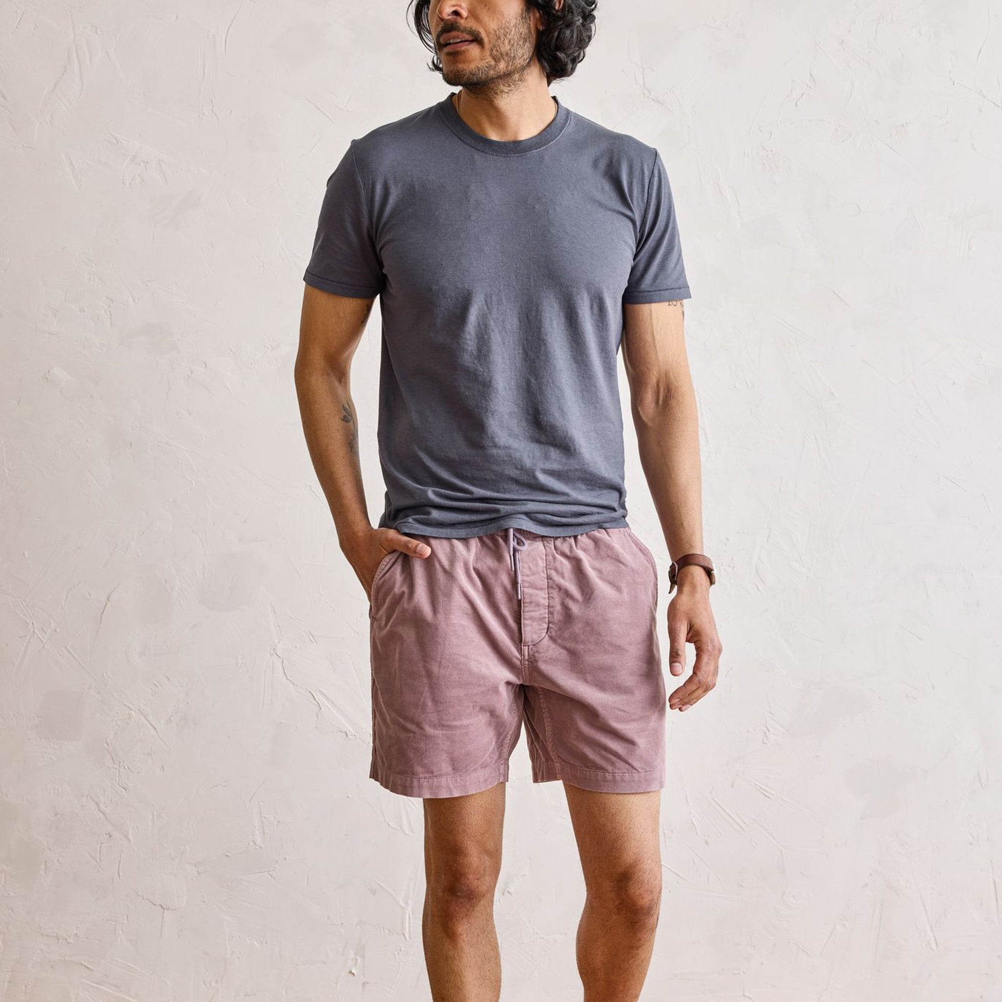 The Apres Short in Poppy Seed Micro Cord