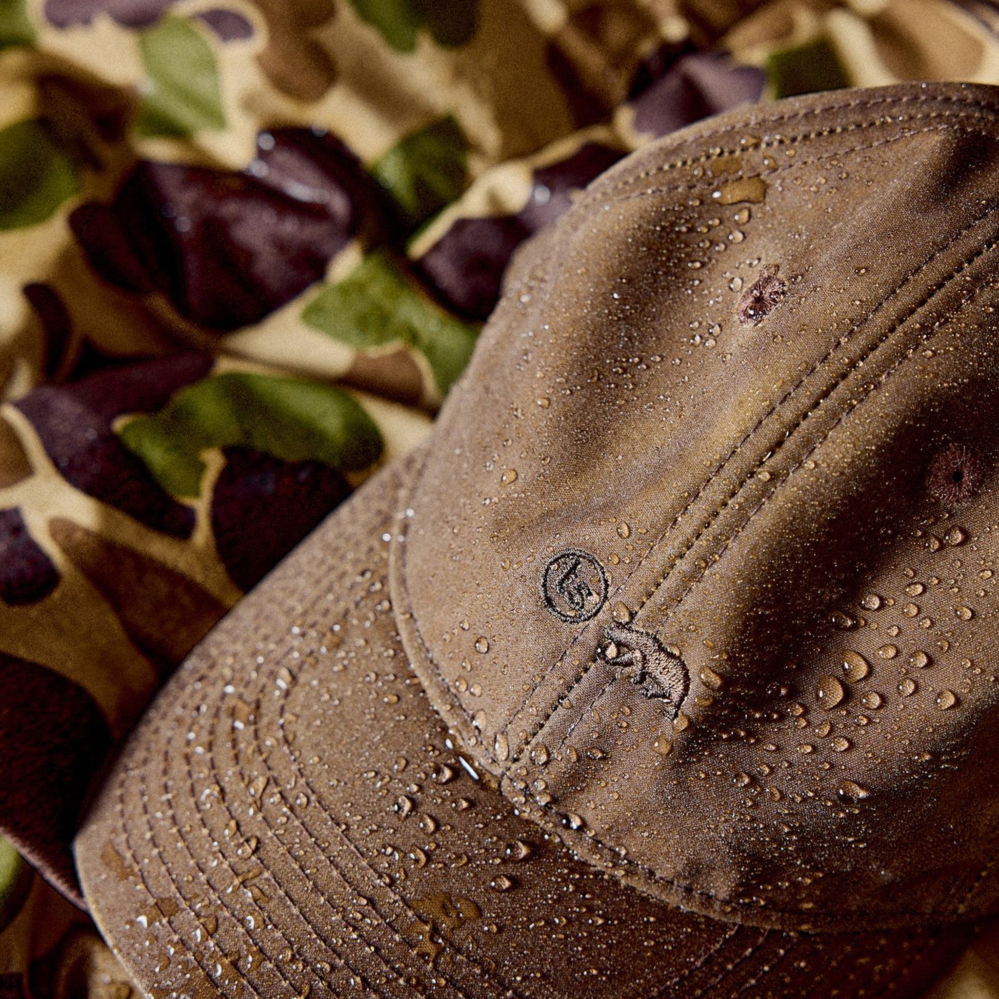 The Ball Cap in Dark Khaki Waxed Canvas