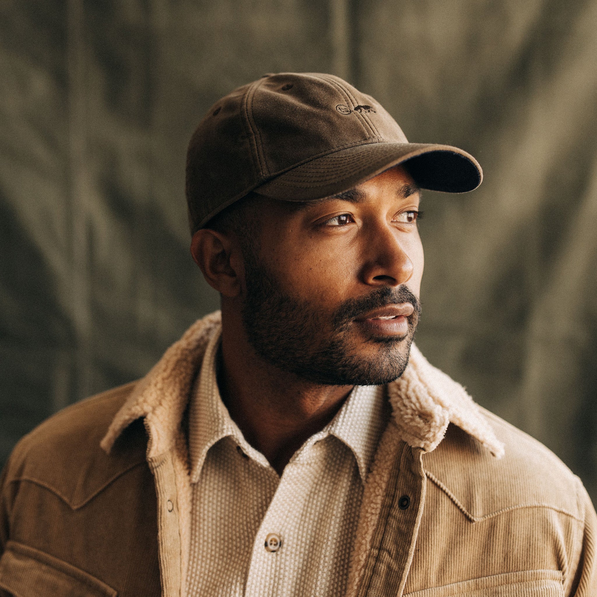 The Ball Cap in Soil Waxed Canvas