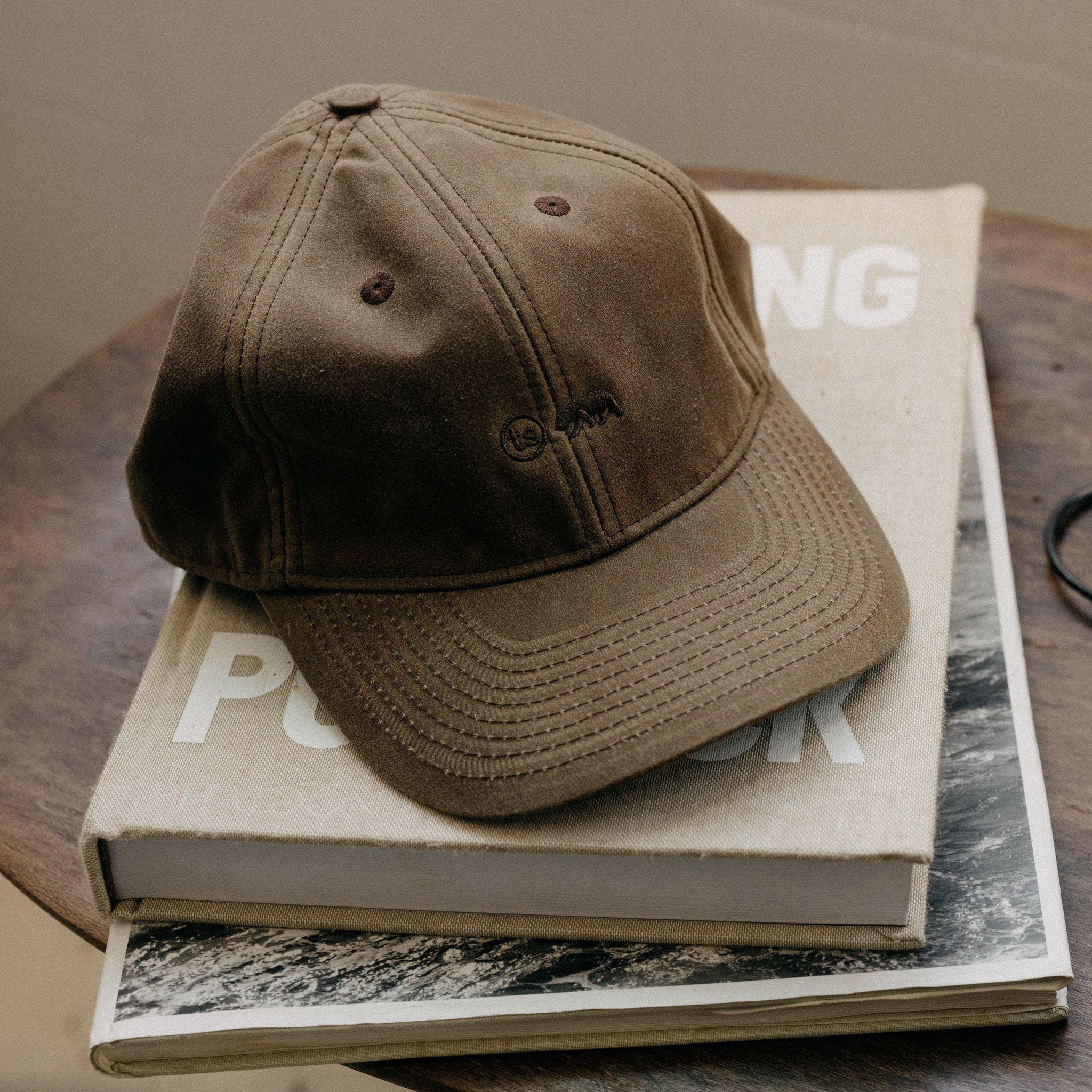 The Ball Cap in Soil Waxed Canvas