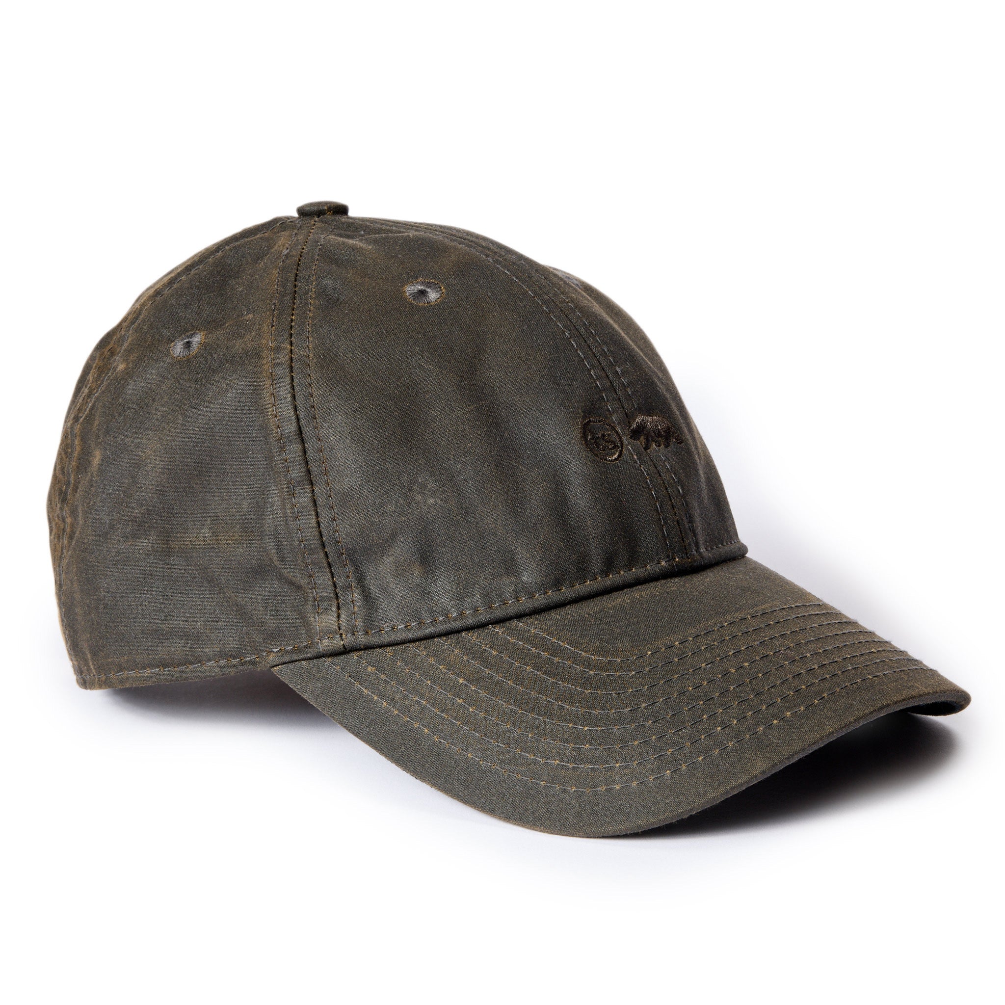 The Ball Cap in Soil Waxed Canvas