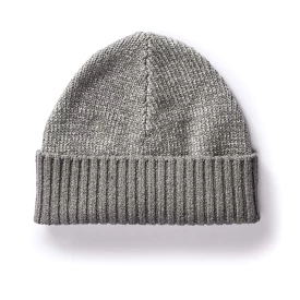 The Headland Beanie in Warm Grey