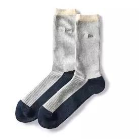 The Ribbed Sock in Grey