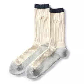 The Ribbed Sock in Natural