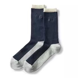 The Ribbed Sock in Navy