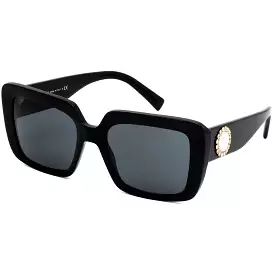 Versace VE4384B Sunglasses Black / Grey Women's