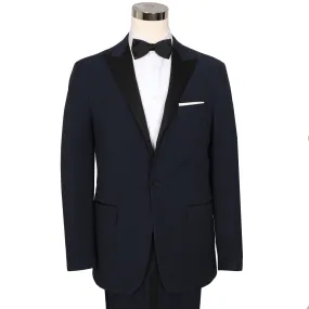 Vieux Carre Navy/Black Seersucker Stretch Tuxedo