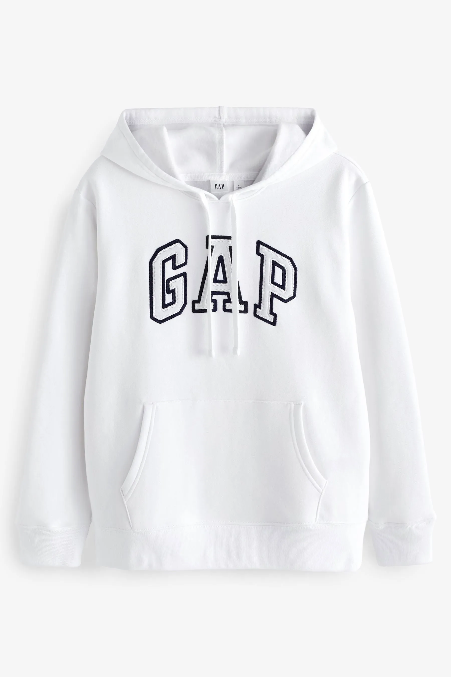 White Arch Logo Fleece Hoodie