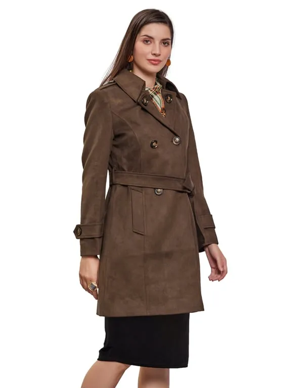 Women Coat Olive Color