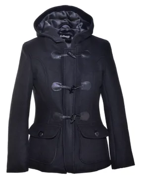 Women's Cropped Wool Duffle Coat DU732W