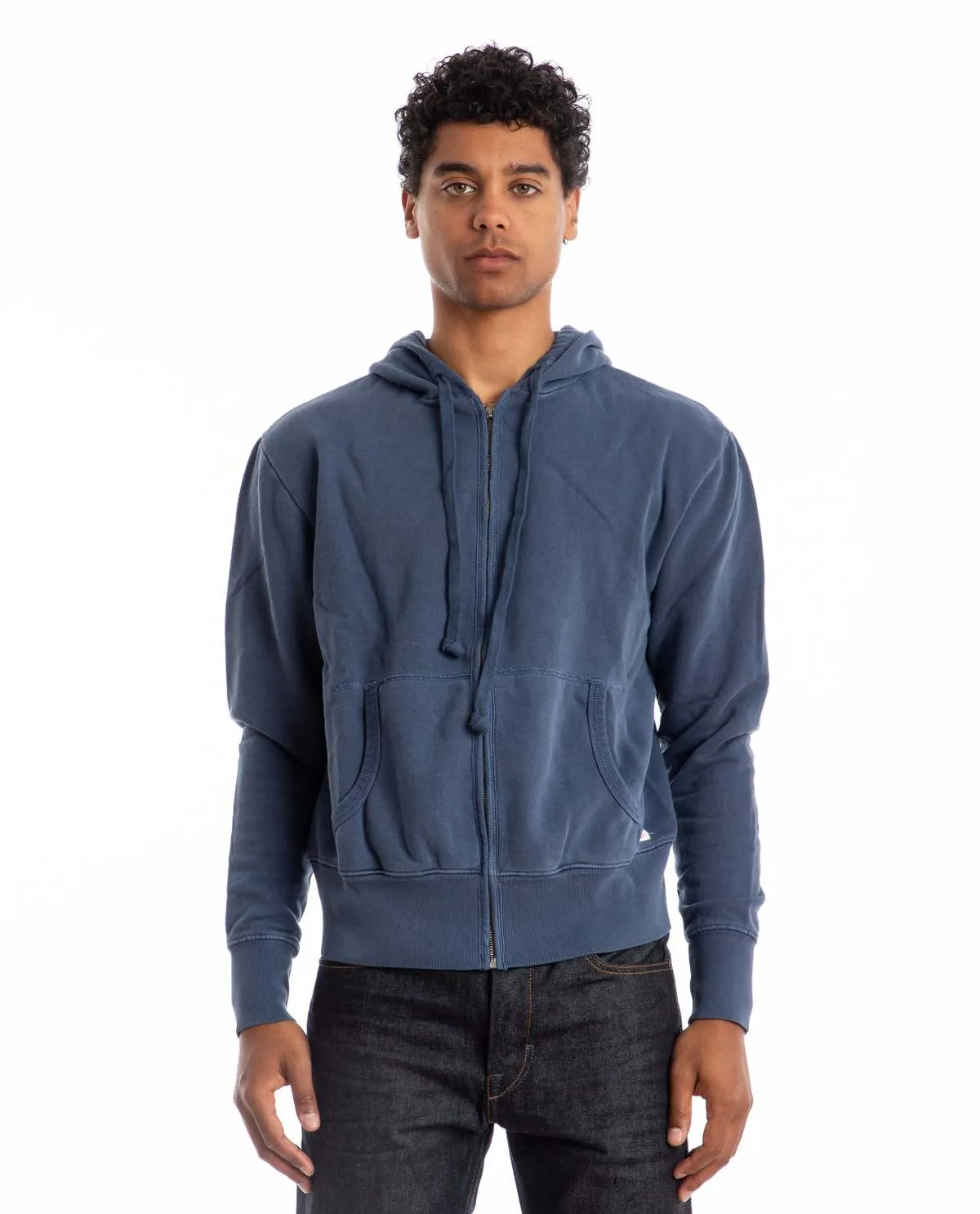 Zip-Up Hoodie sweater - Navy