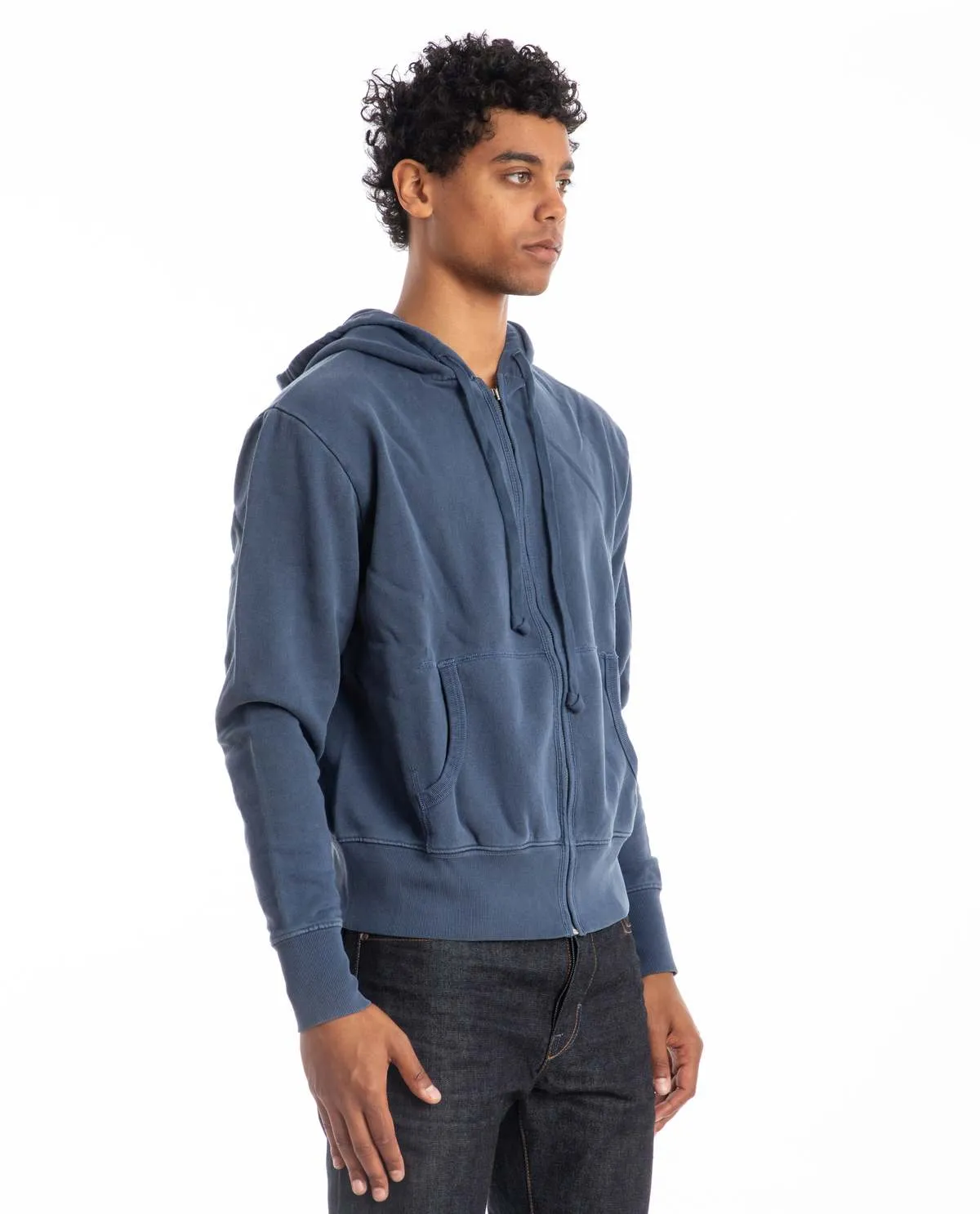 Zip-Up Hoodie sweater - Navy