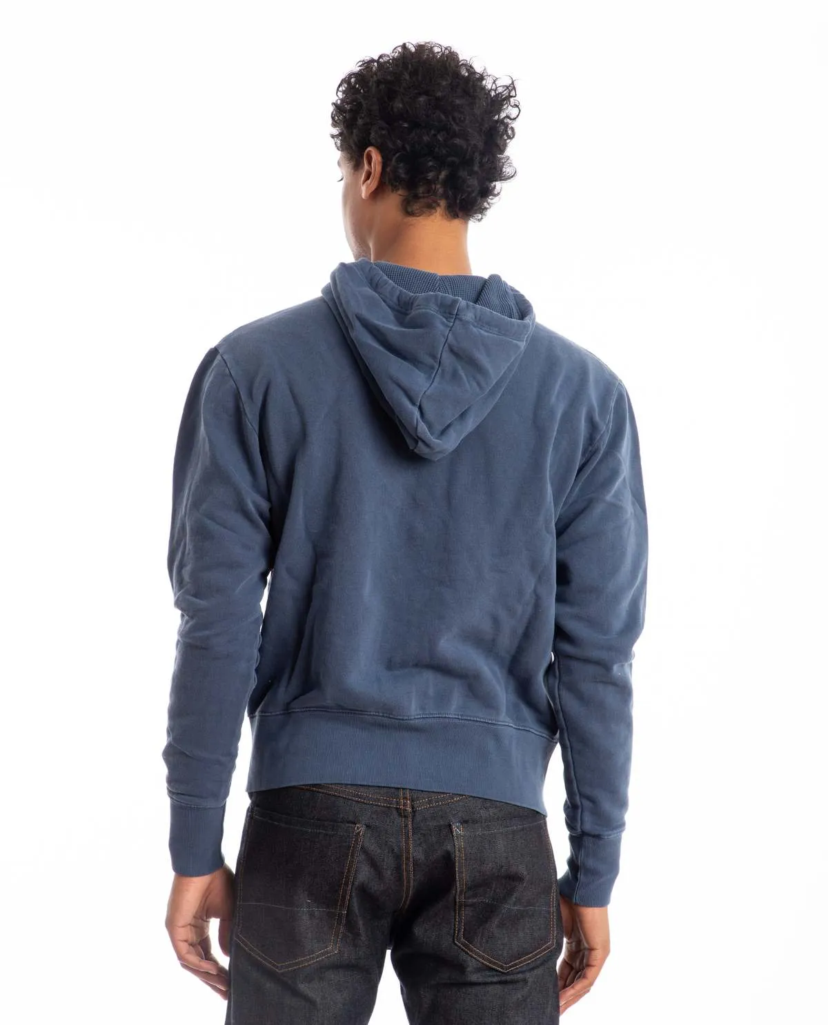 Zip-Up Hoodie sweater - Navy